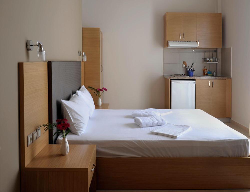 Niriides Studios And Apartments Paralía 部屋 写真